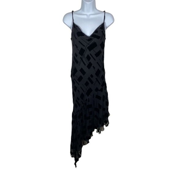 bebe Dresses & Skirts - Vintage 90s BEBE Dress Whimsigoth Fairy Grunge Chiffon Velvet Burnout Y2K